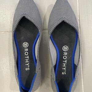 Rothy's cloud gray Flats with Sleek Design